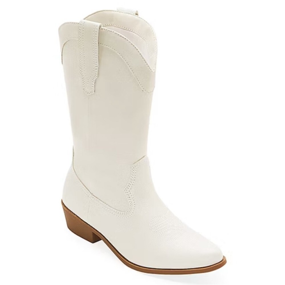 Arizona Jean Company Maybrook Block heel cowboy boots 9 New in box